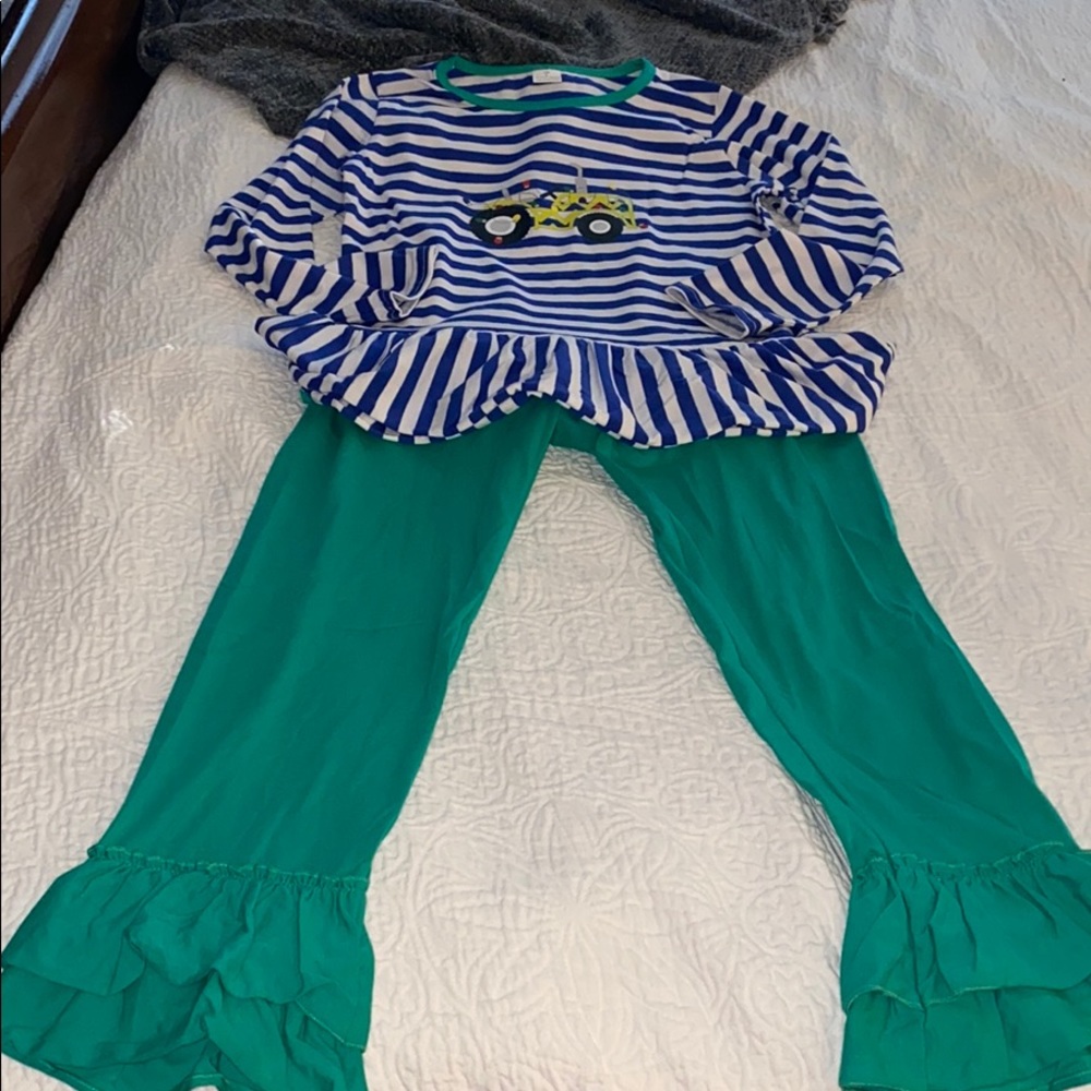 Christmas Tractor Set